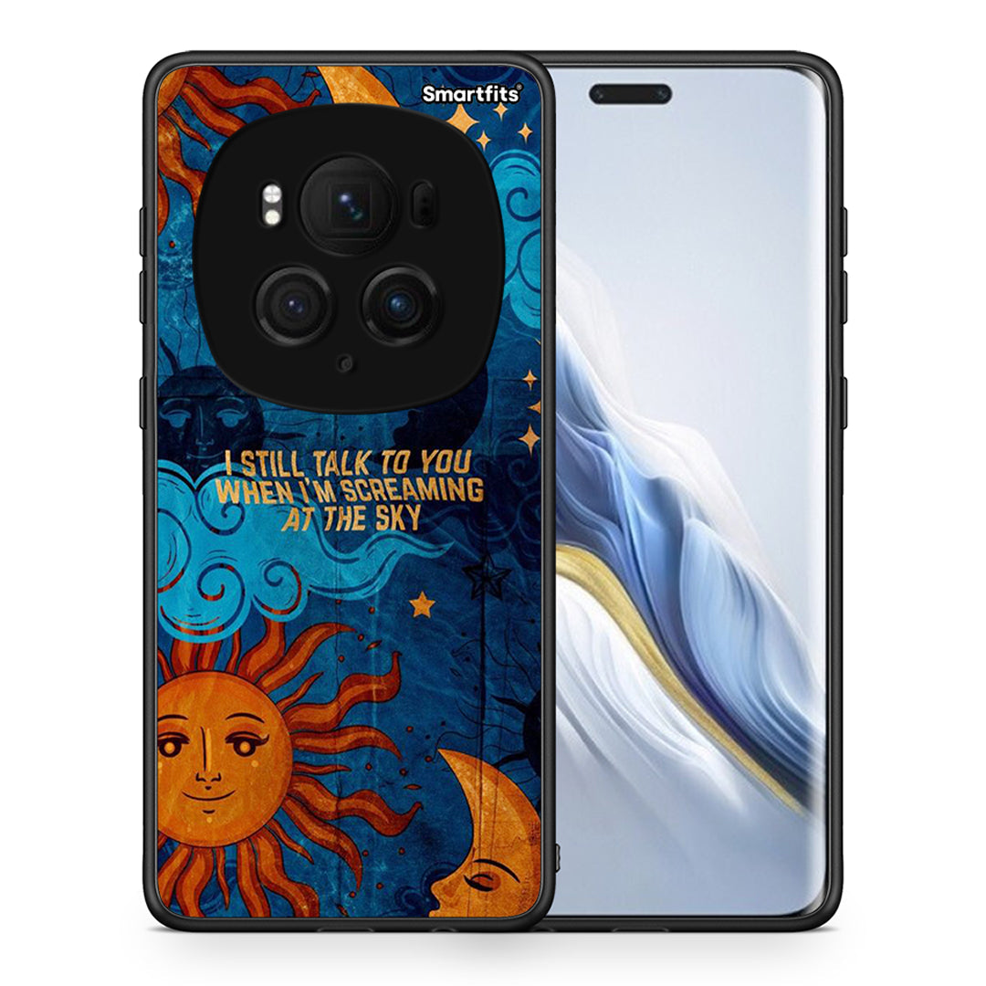 Θήκη Honor Magic6 Pro Screaming Sky από τη Smartfits με σχέδιο στο πίσω μέρος και μαύρο περίβλημα | Honor Magic6 Pro Screaming Sky case with colorful back and black bezels