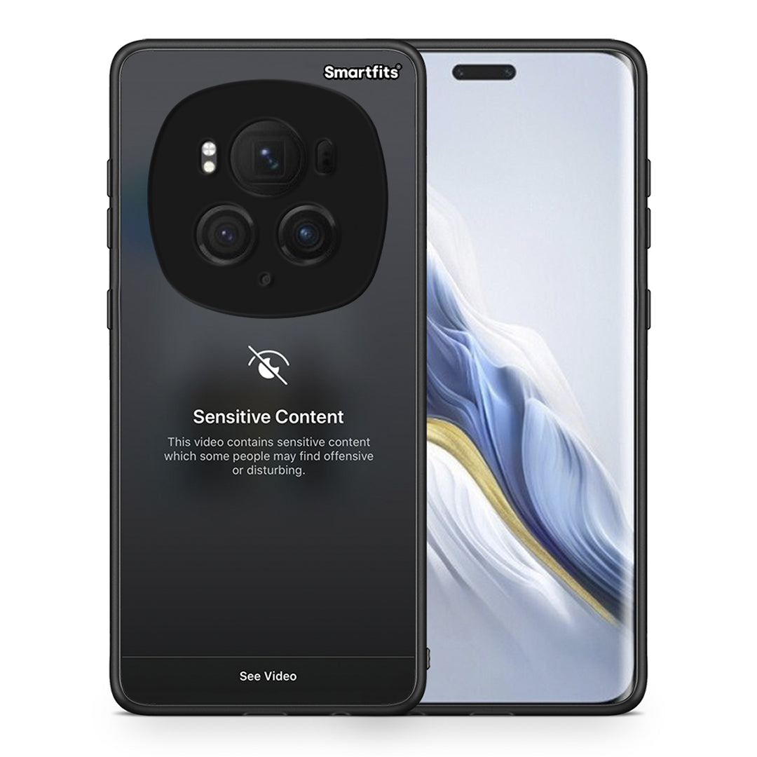 Θήκη Honor Magic6 Pro Sensitive Content από τη Smartfits με σχέδιο στο πίσω μέρος και μαύρο περίβλημα | Honor Magic6 Pro Sensitive Content case with colorful back and black bezels