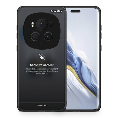 Θήκη Honor Magic6 Pro Sensitive Content από τη Smartfits με σχέδιο στο πίσω μέρος και μαύρο περίβλημα | Honor Magic6 Pro Sensitive Content case with colorful back and black bezels