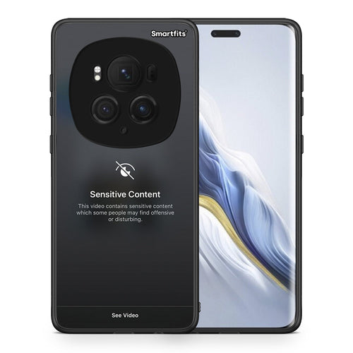 Θήκη Honor Magic6 Pro Sensitive Content από τη Smartfits με σχέδιο στο πίσω μέρος και μαύρο περίβλημα | Honor Magic6 Pro Sensitive Content case with colorful back and black bezels