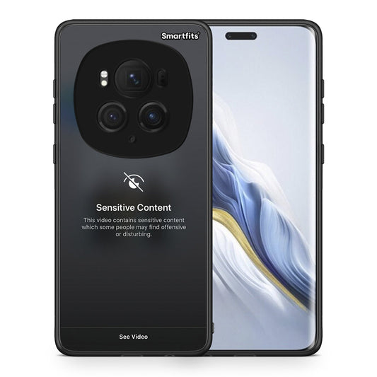 Θήκη Honor Magic6 Pro Sensitive Content από τη Smartfits με σχέδιο στο πίσω μέρος και μαύρο περίβλημα | Honor Magic6 Pro Sensitive Content case with colorful back and black bezels