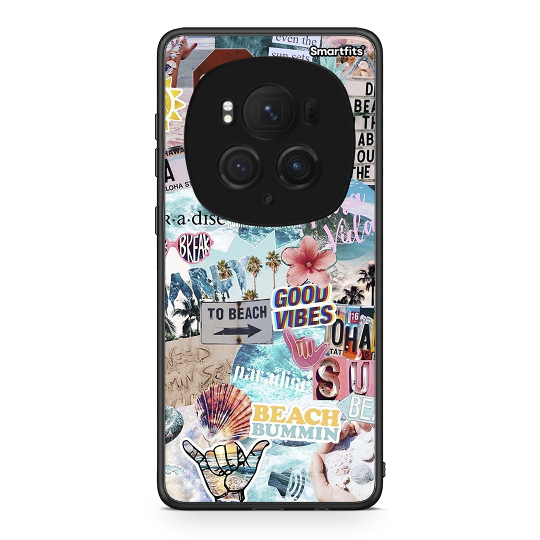 Honor Magic6 Pro Summer Vibes Θήκη από τη Smartfits με σχέδιο στο πίσω μέρος και μαύρο περίβλημα | Smartphone case with colorful back and black bezels by Smartfits