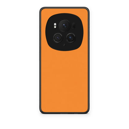 Θήκη Honor Magic6 Pro Tangerine Orange από τη Smartfits με σχέδιο στο πίσω μέρος και μαύρο περίβλημα | Honor Magic6 Pro Tangerine Orange case with colorful back and black bezels