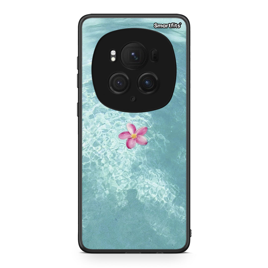 Honor Magic6 Pro Water Flower Θήκη από τη Smartfits με σχέδιο στο πίσω μέρος και μαύρο περίβλημα | Smartphone case with colorful back and black bezels by Smartfits