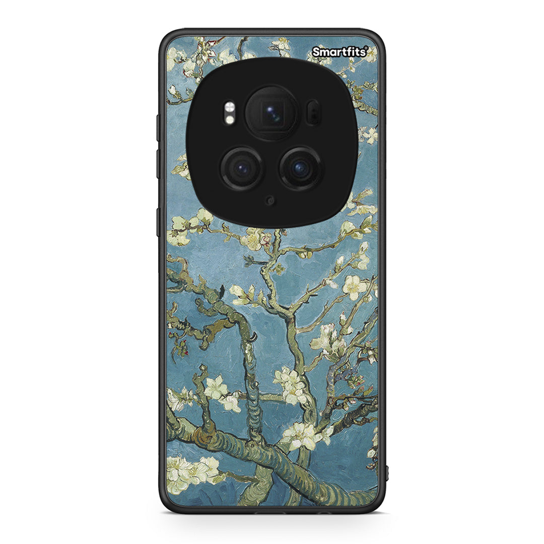 Honor Magic6 Pro White Blossoms θήκη από τη Smartfits με σχέδιο στο πίσω μέρος και μαύρο περίβλημα | Smartphone case with colorful back and black bezels by Smartfits