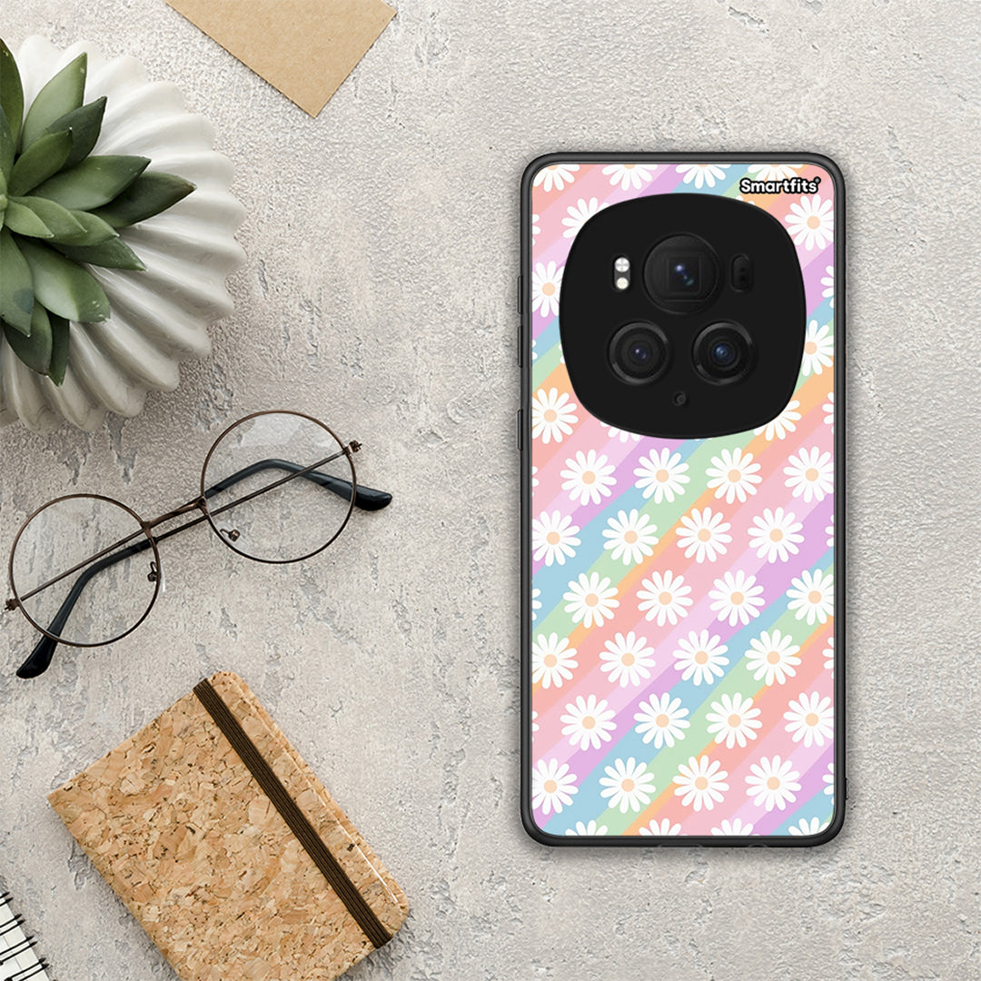 White Daisies - Honor Magic6 Pro θήκη