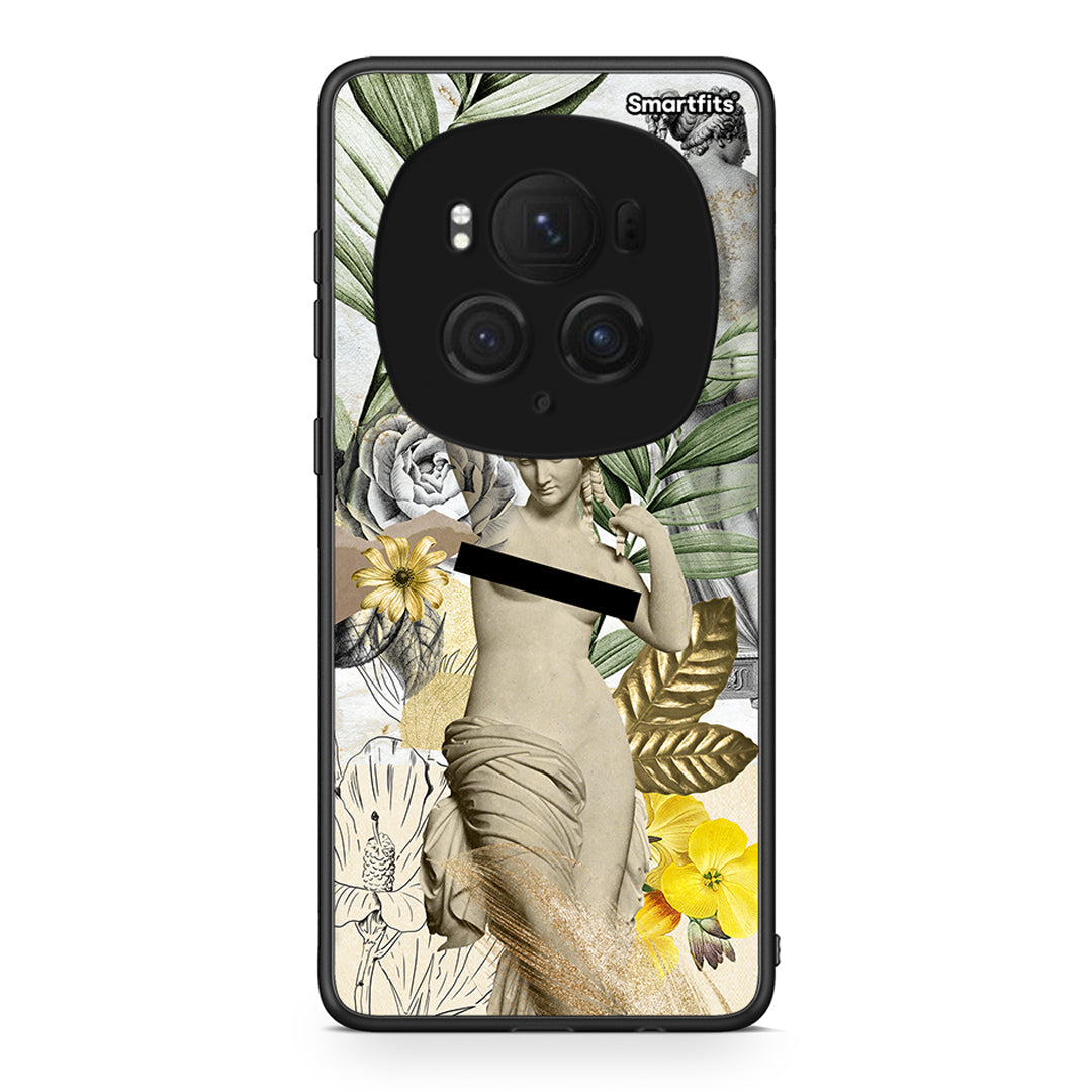 Honor Magic6 Pro Woman Statue θήκη από τη Smartfits με σχέδιο στο πίσω μέρος και μαύρο περίβλημα | Smartphone case with colorful back and black bezels by Smartfits