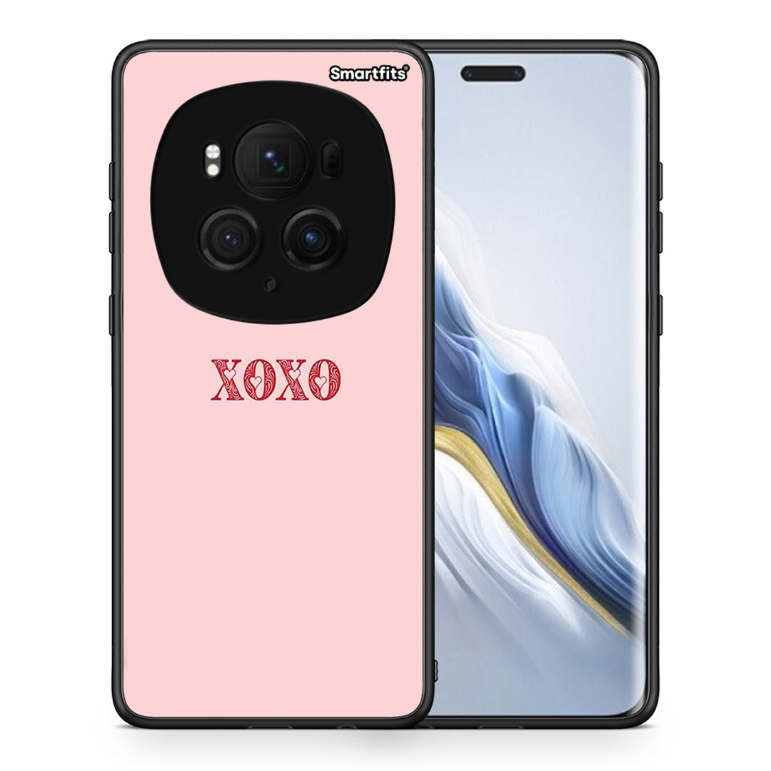 Θήκη Honor Magic6 Pro XOXO Love από τη Smartfits με σχέδιο στο πίσω μέρος και μαύρο περίβλημα | Honor Magic6 Pro XOXO Love case with colorful back and black bezels