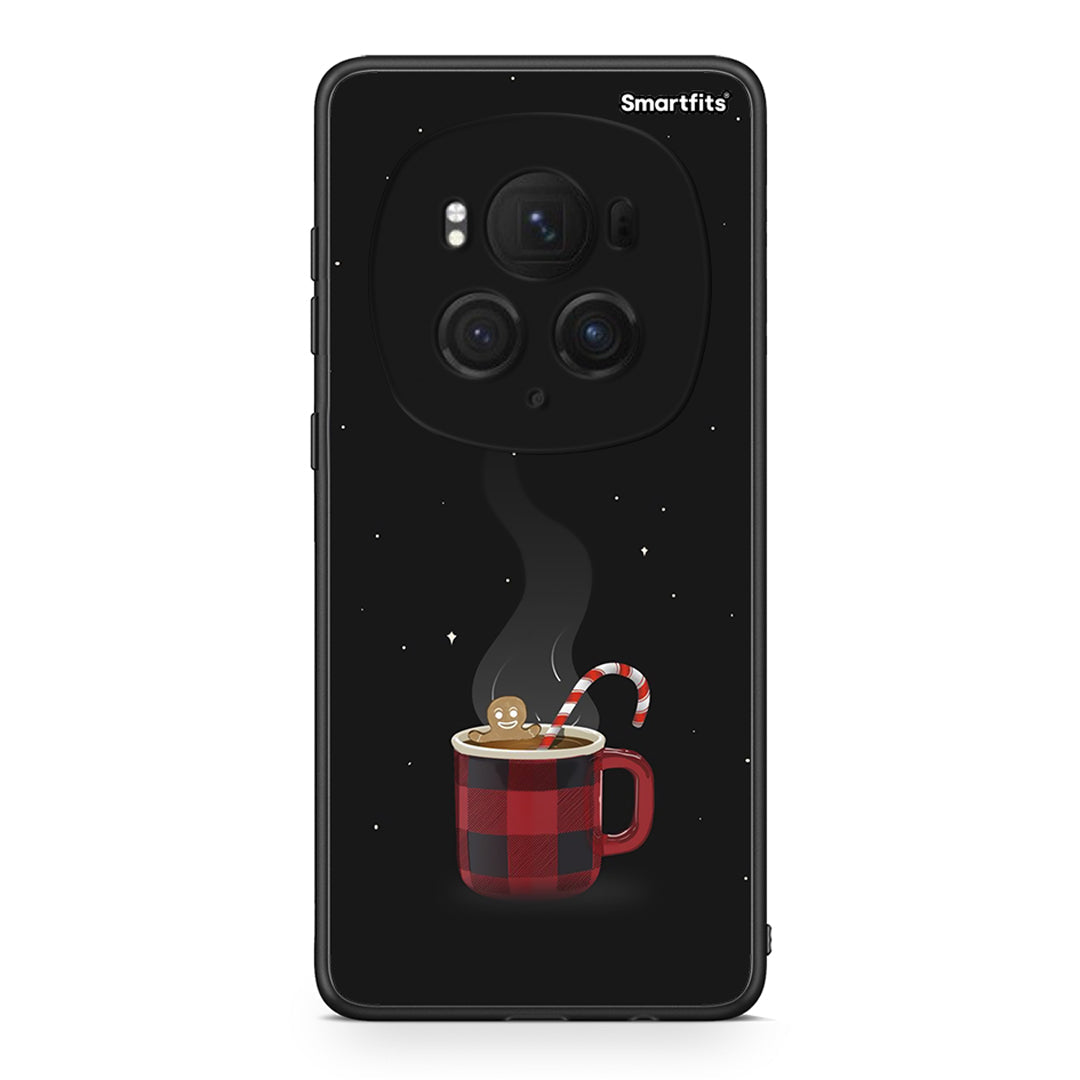Honor Magic6 Pro Xmas Bathing θήκη από τη Smartfits με σχέδιο στο πίσω μέρος και μαύρο περίβλημα | Smartphone case with colorful back and black bezels by Smartfits