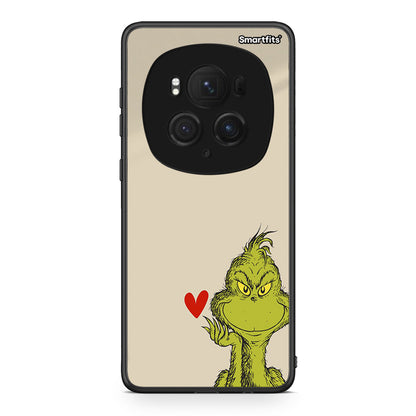 Honor Magic6 Pro Xmas Grinch θήκη από τη Smartfits με σχέδιο στο πίσω μέρος και μαύρο περίβλημα | Smartphone case with colorful back and black bezels by Smartfits