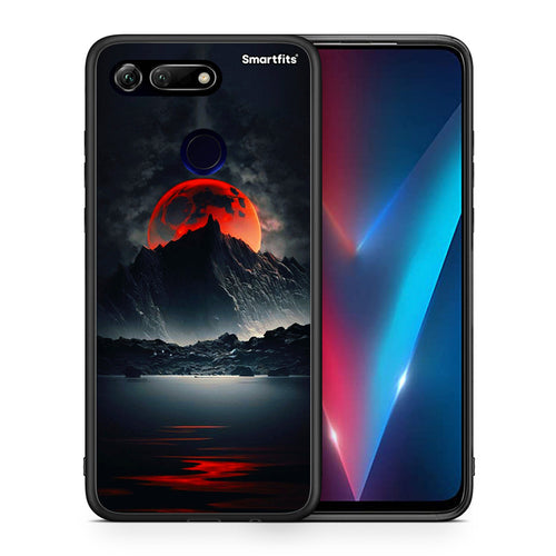 Red Full Moon - Honor View 20 θήκη