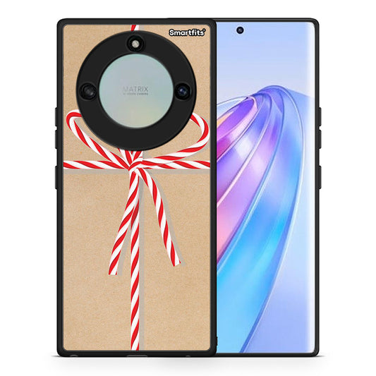 Θήκη Honor X40 Christmas Gift από τη Smartfits με σχέδιο στο πίσω μέρος και μαύρο περίβλημα | Honor X40 Christmas Gift case with colorful back and black bezels