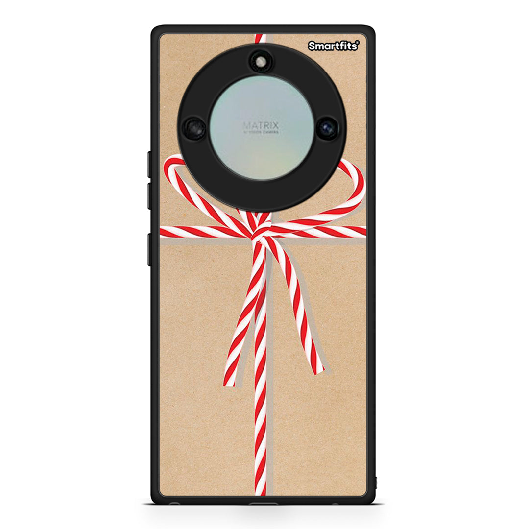 Honor X40 Christmas Gift θήκη από τη Smartfits με σχέδιο στο πίσω μέρος και μαύρο περίβλημα | Smartphone case with colorful back and black bezels by Smartfits