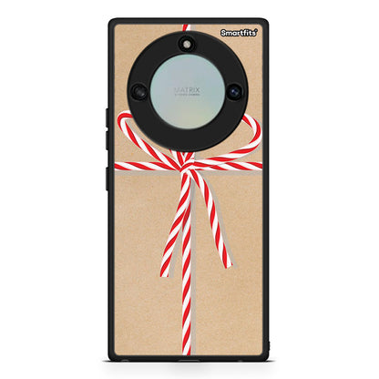 Honor X40 Christmas Gift θήκη από τη Smartfits με σχέδιο στο πίσω μέρος και μαύρο περίβλημα | Smartphone case with colorful back and black bezels by Smartfits