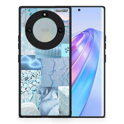 Θήκη Honor X40 Ciel Aesthetic Collage από τη Smartfits με σχέδιο στο πίσω μέρος και μαύρο περίβλημα | Honor X40 Ciel Aesthetic Collage case with colorful back and black bezels