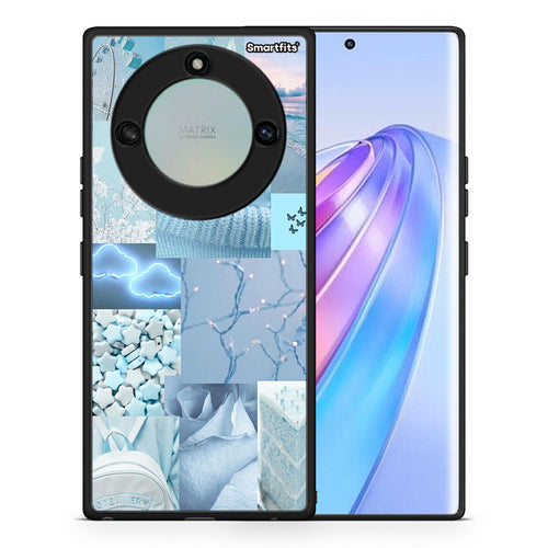Θήκη Honor X40 Ciel Aesthetic Collage από τη Smartfits με σχέδιο στο πίσω μέρος και μαύρο περίβλημα | Honor X40 Ciel Aesthetic Collage case with colorful back and black bezels