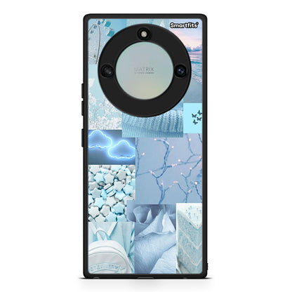 Honor X40 Ciel Aesthetic Collage θήκη από τη Smartfits με σχέδιο στο πίσω μέρος και μαύρο περίβλημα | Smartphone case with colorful back and black bezels by Smartfits