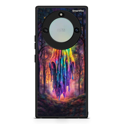 Honor X40 Halloween Ghost θήκη από τη Smartfits με σχέδιο στο πίσω μέρος και μαύρο περίβλημα | Smartphone case with colorful back and black bezels by Smartfits