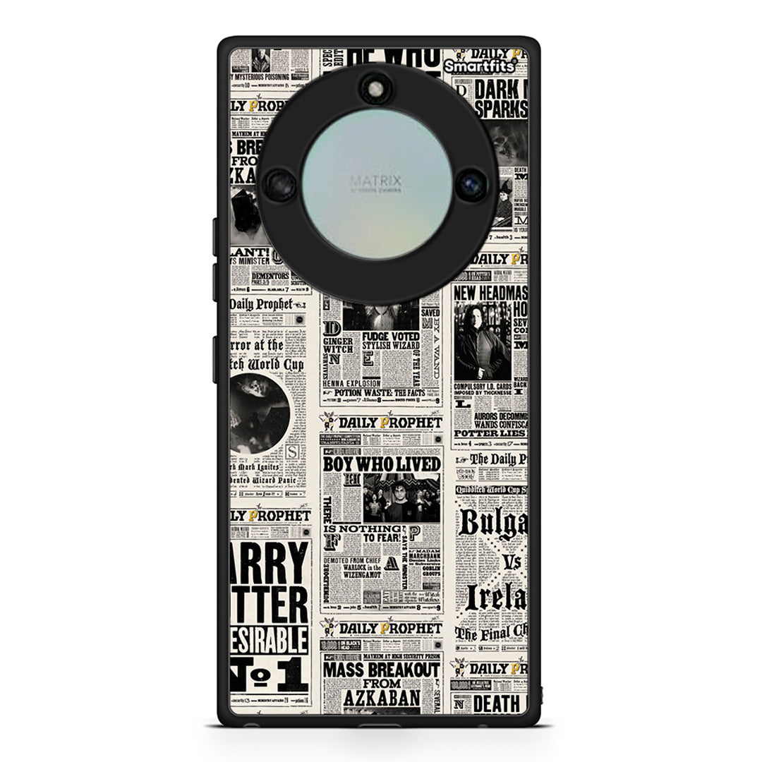 Honor X40 Harry Paper θήκη από τη Smartfits με σχέδιο στο πίσω μέρος και μαύρο περίβλημα | Smartphone case with colorful back and black bezels by Smartfits