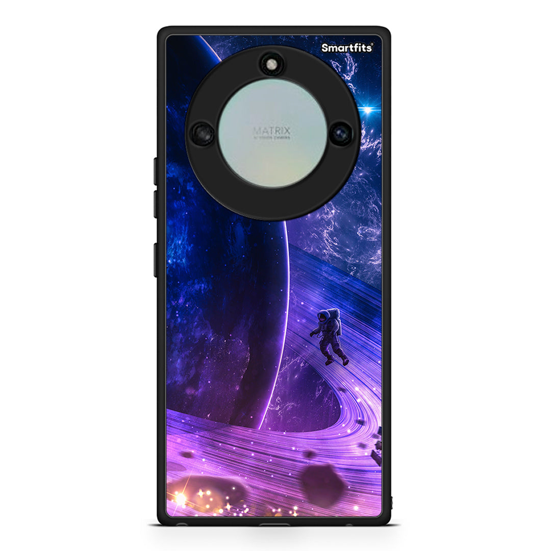 Honor X40 Lost Astronaut θήκη από τη Smartfits με σχέδιο στο πίσω μέρος και μαύρο περίβλημα | Smartphone case with colorful back and black bezels by Smartfits