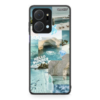 Thumbnail for Honor X7a Aesthetic Summer Θήκη από τη Smartfits με σχέδιο στο πίσω μέρος και μαύρο περίβλημα | Smartphone case with colorful back and black bezels by Smartfits