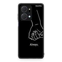 Thumbnail for Honor X7a Always & Forever 1 Θήκη Αγίου Βαλεντίνου από τη Smartfits με σχέδιο στο πίσω μέρος και μαύρο περίβλημα | Smartphone case with colorful back and black bezels by Smartfits