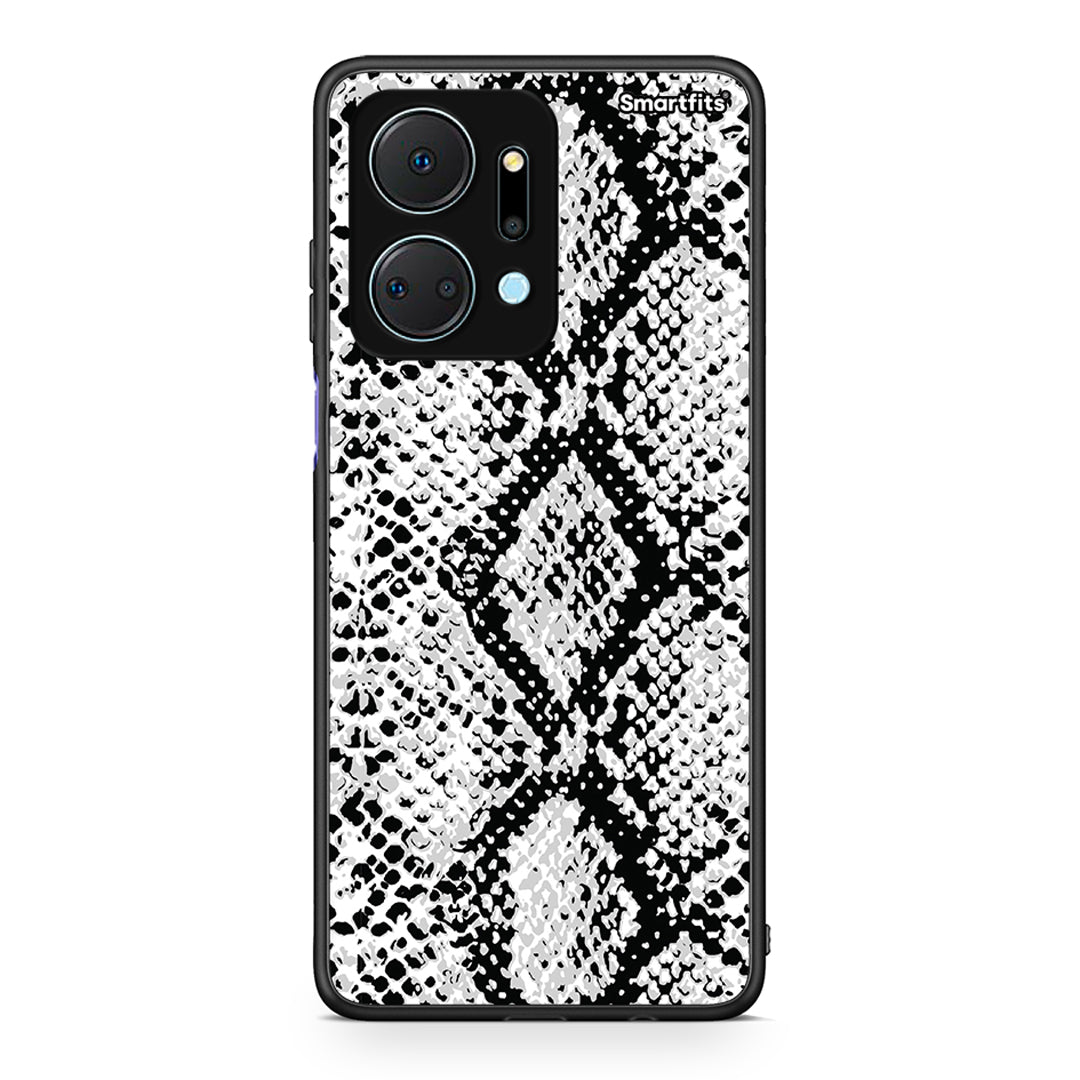 24 - Honor X7a White Snake Animal case, cover, bumper