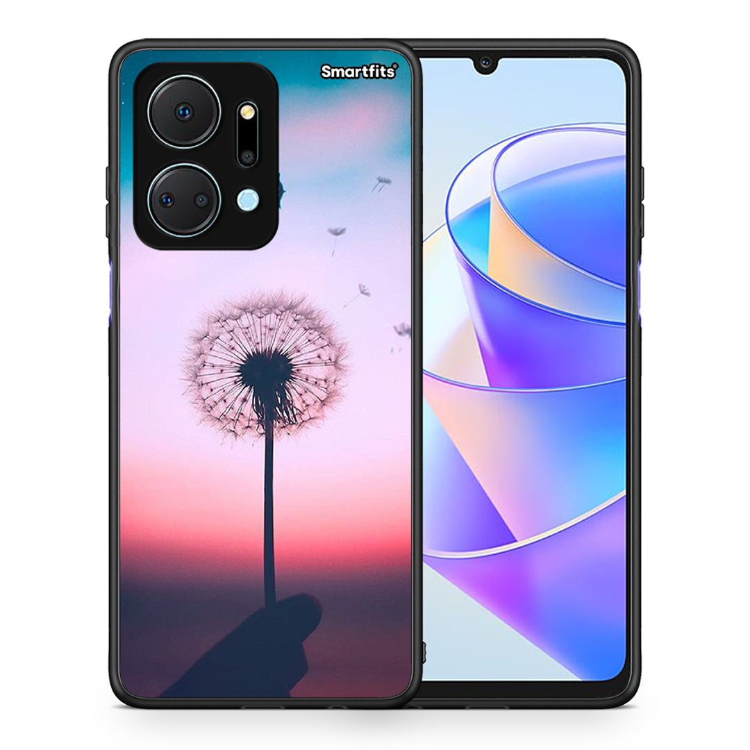 Θήκη Honor X7a Wish Boho από τη Smartfits με σχέδιο στο πίσω μέρος και μαύρο περίβλημα | Honor X7a Wish Boho case with colorful back and black bezels