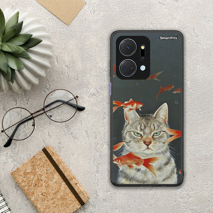Cat Goldfish - Honor X7a θήκη