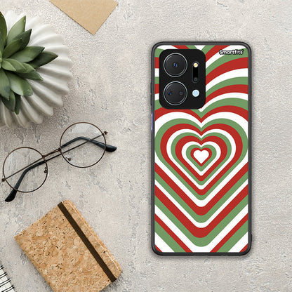 Christmas Hearts - Honor X7a θήκη