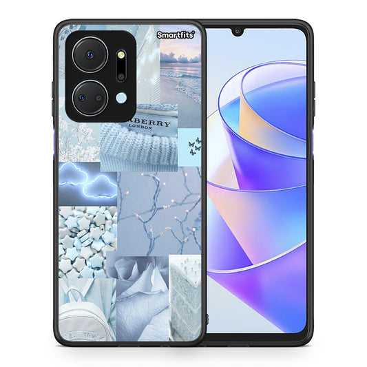 Θήκη Honor X7a Ciel Aesthetic Collage από τη Smartfits με σχέδιο στο πίσω μέρος και μαύρο περίβλημα | Honor X7a Ciel Aesthetic Collage case with colorful back and black bezels