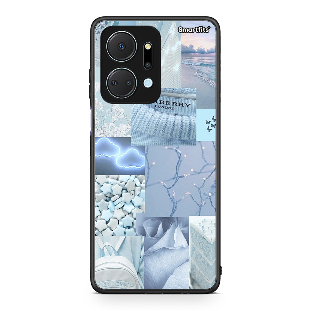 Honor X7a Ciel Aesthetic Collage θήκη από τη Smartfits με σχέδιο στο πίσω μέρος και μαύρο περίβλημα | Smartphone case with colorful back and black bezels by Smartfits