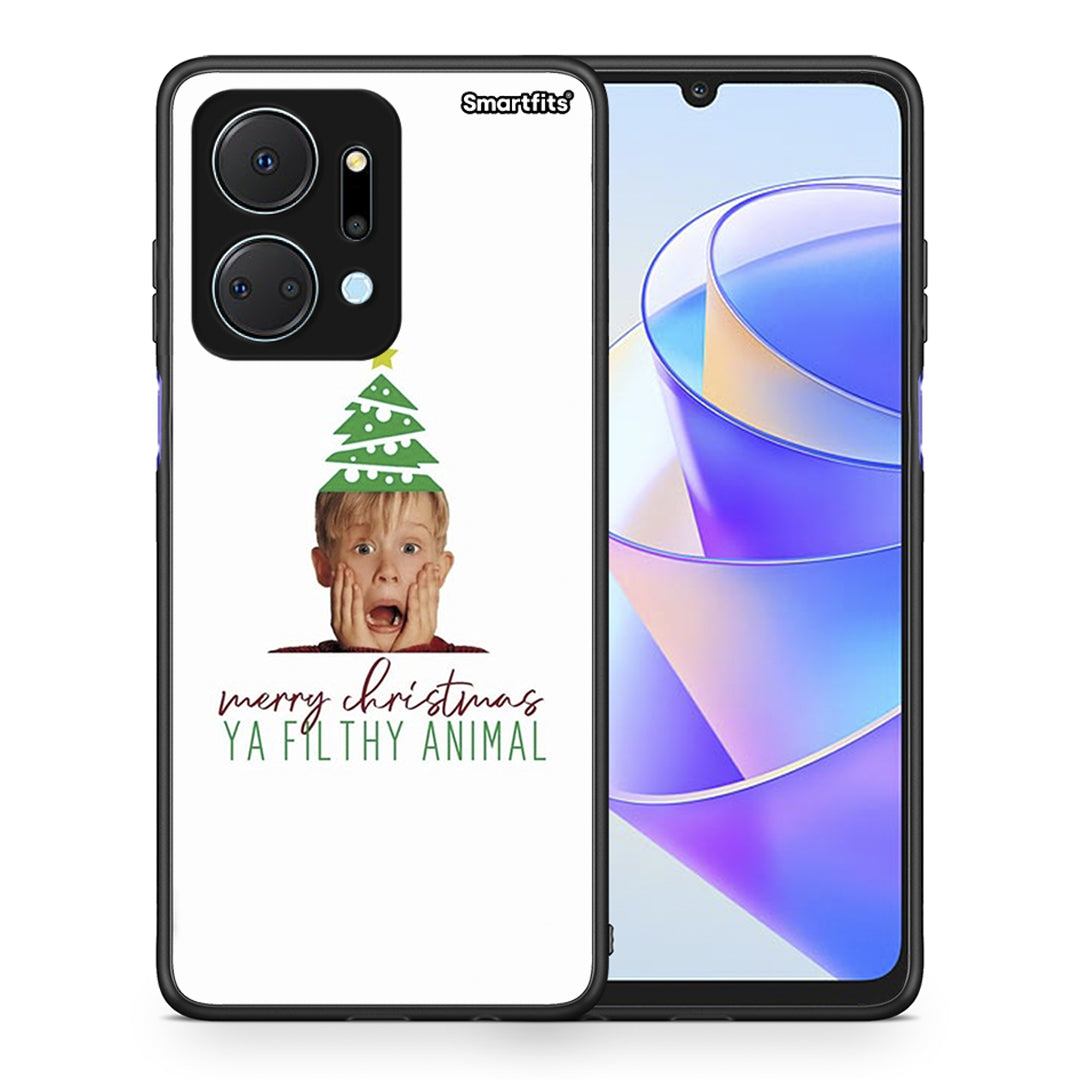 Θήκη Honor X7a Filthy Animal από τη Smartfits με σχέδιο στο πίσω μέρος και μαύρο περίβλημα | Honor X7a Filthy Animal case with colorful back and black bezels
