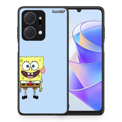 Θήκη Honor X7a Friends Bob από τη Smartfits με σχέδιο στο πίσω μέρος και μαύρο περίβλημα | Honor X7a Friends Bob case with colorful back and black bezels