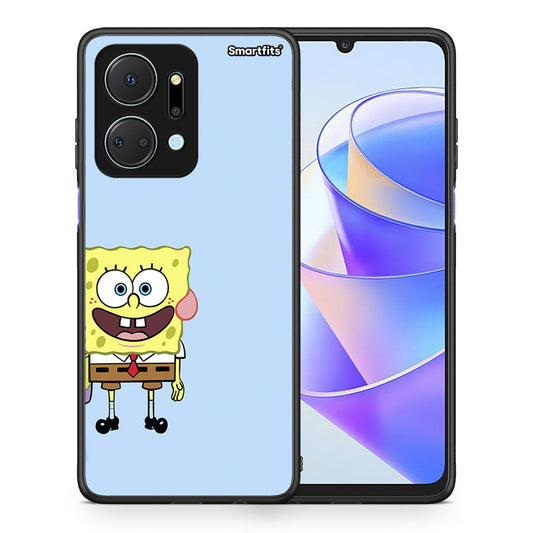 Θήκη Honor X7a Friends Bob από τη Smartfits με σχέδιο στο πίσω μέρος και μαύρο περίβλημα | Honor X7a Friends Bob case with colorful back and black bezels