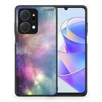 Thumbnail for Θήκη Honor X7a Rainbow Galaxy από τη Smartfits με σχέδιο στο πίσω μέρος και μαύρο περίβλημα | Honor X7a Rainbow Galaxy case with colorful back and black bezels