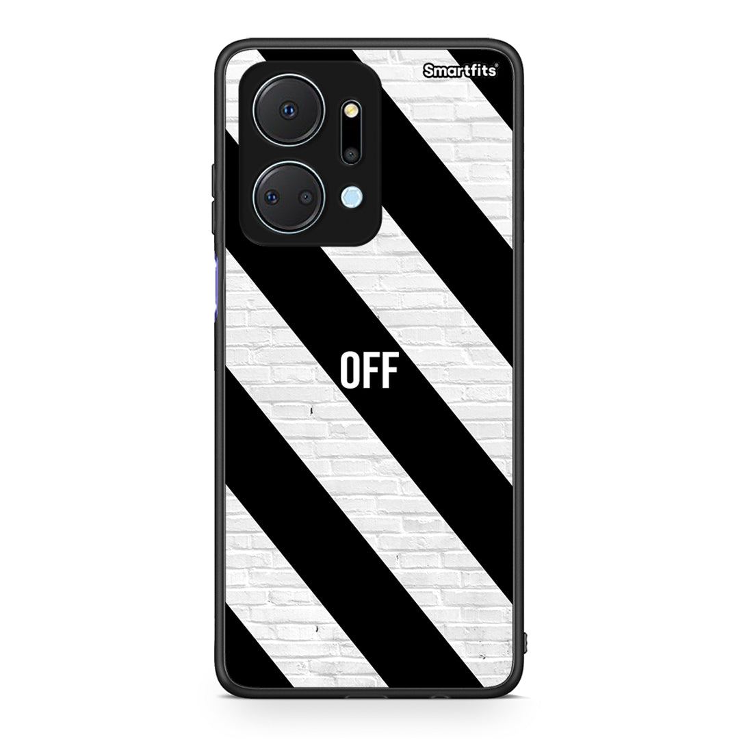 Honor X7a Get Off θήκη από τη Smartfits με σχέδιο στο πίσω μέρος και μαύρο περίβλημα | Smartphone case with colorful back and black bezels by Smartfits