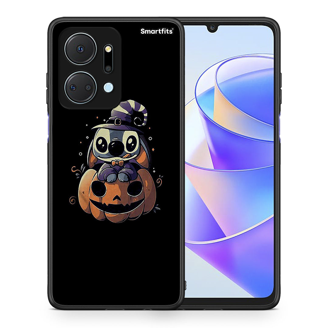 Θήκη Honor X7a Halloween Stitch από τη Smartfits με σχέδιο στο πίσω μέρος και μαύρο περίβλημα | Honor X7a Halloween Stitch case with colorful back and black bezels