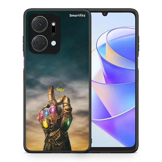 Θήκη Honor X7a Infinity Snap από τη Smartfits με σχέδιο στο πίσω μέρος και μαύρο περίβλημα | Honor X7a Infinity Snap case with colorful back and black bezels