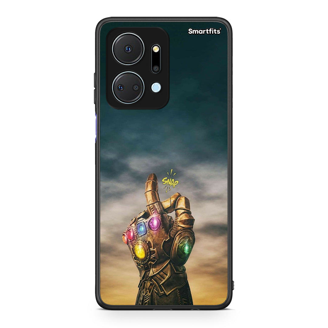 Honor X7a Infinity Snap θήκη από τη Smartfits με σχέδιο στο πίσω μέρος και μαύρο περίβλημα | Smartphone case with colorful back and black bezels by Smartfits