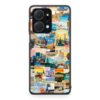 Thumbnail for Honor X7a Live To Travel θήκη από τη Smartfits με σχέδιο στο πίσω μέρος και μαύρο περίβλημα | Smartphone case with colorful back and black bezels by Smartfits