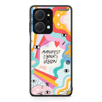 Thumbnail for Honor X7a Manifest Your Vision θήκη από τη Smartfits με σχέδιο στο πίσω μέρος και μαύρο περίβλημα | Smartphone case with colorful back and black bezels by Smartfits