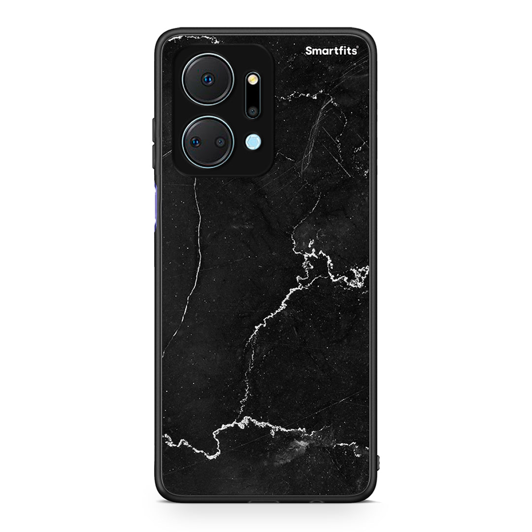 Honor X7a Marble Black θήκη από τη Smartfits με σχέδιο στο πίσω μέρος και μαύρο περίβλημα | Smartphone case with colorful back and black bezels by Smartfits