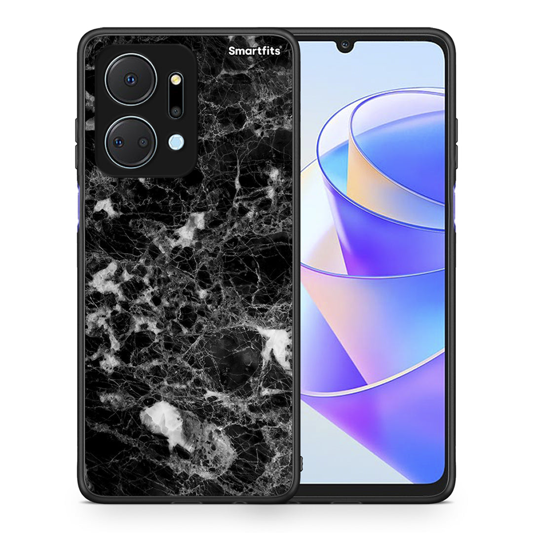 Θήκη Honor X7a Male Marble από τη Smartfits με σχέδιο στο πίσω μέρος και μαύρο περίβλημα | Honor X7a Male Marble case with colorful back and black bezels
