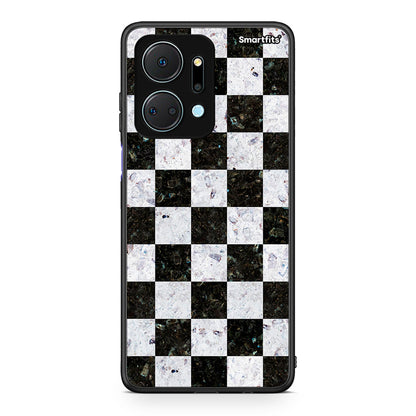 4 - Honor X7a Square Geometric Marble case, cover, bumper