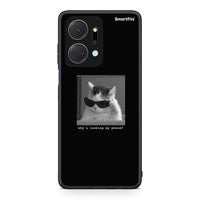 Thumbnail for Honor X7a Meme Cat θήκη από τη Smartfits με σχέδιο στο πίσω μέρος και μαύρο περίβλημα | Smartphone case with colorful back and black bezels by Smartfits