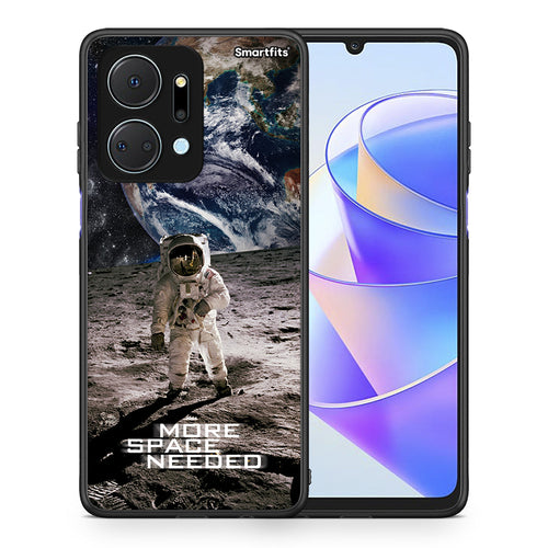 Θήκη Honor X7a More Space από τη Smartfits με σχέδιο στο πίσω μέρος και μαύρο περίβλημα | Honor X7a More Space case with colorful back and black bezels