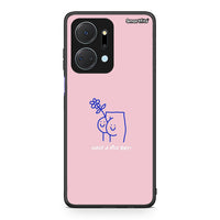Thumbnail for Honor X7a Nice Day θήκη από τη Smartfits με σχέδιο στο πίσω μέρος και μαύρο περίβλημα | Smartphone case with colorful back and black bezels by Smartfits