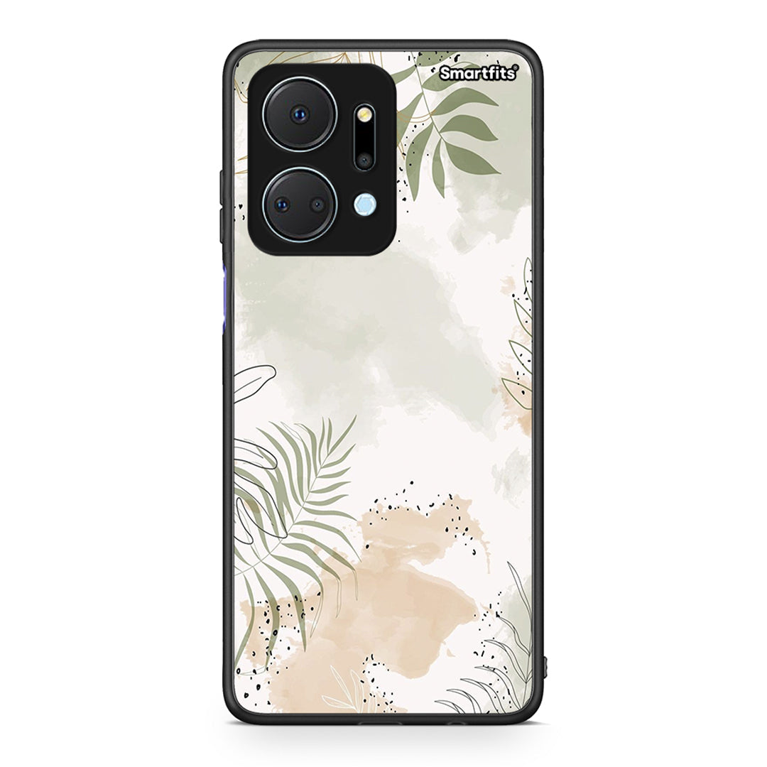 Honor X7a Nude Plants Θήκη από τη Smartfits με σχέδιο στο πίσω μέρος και μαύρο περίβλημα | Smartphone case with colorful back and black bezels by Smartfits