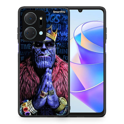 Θήκη Honor X7a Thanos PopArt από τη Smartfits με σχέδιο στο πίσω μέρος και μαύρο περίβλημα | Honor X7a Thanos PopArt case with colorful back and black bezels